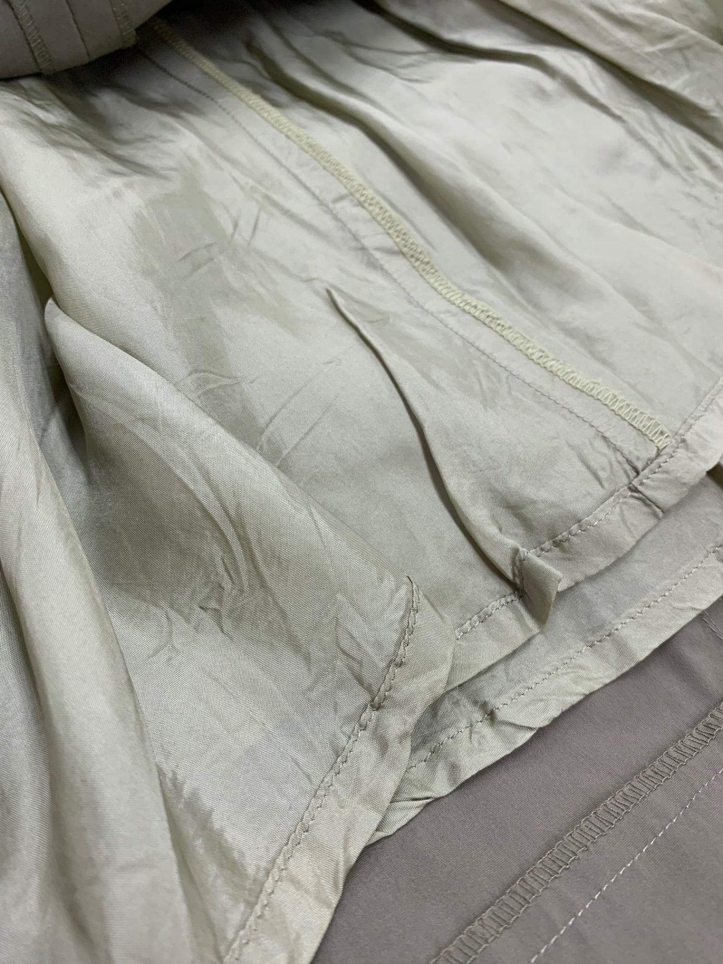 エムズグレイシー 117102 スカート 40 カーキグリーン ベルトリボン フレアー ITB6COFGEJHA