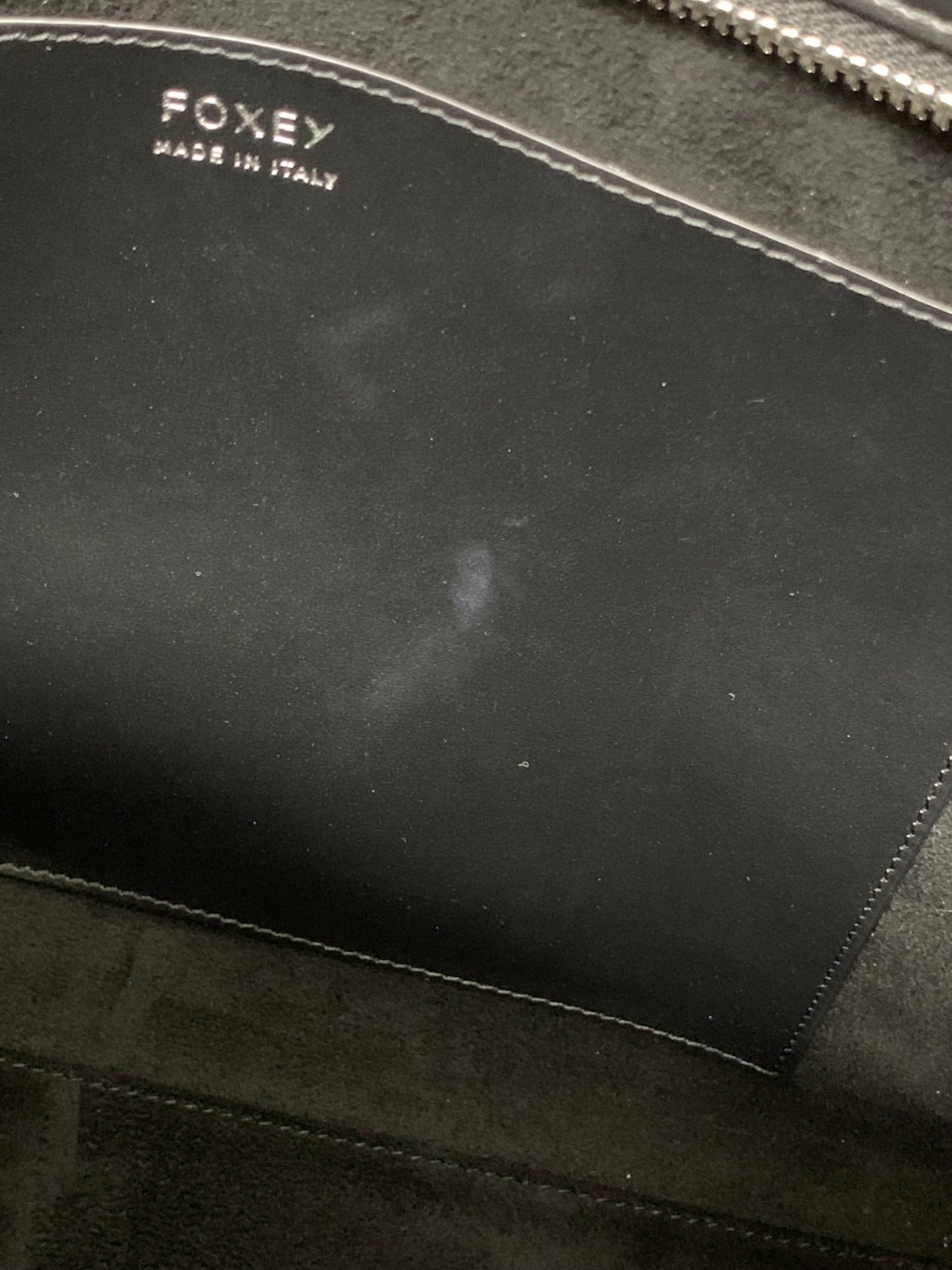 フォクシー トートバッグ ブラック サイドリボン キャンバス IT7O7B2D0WR8