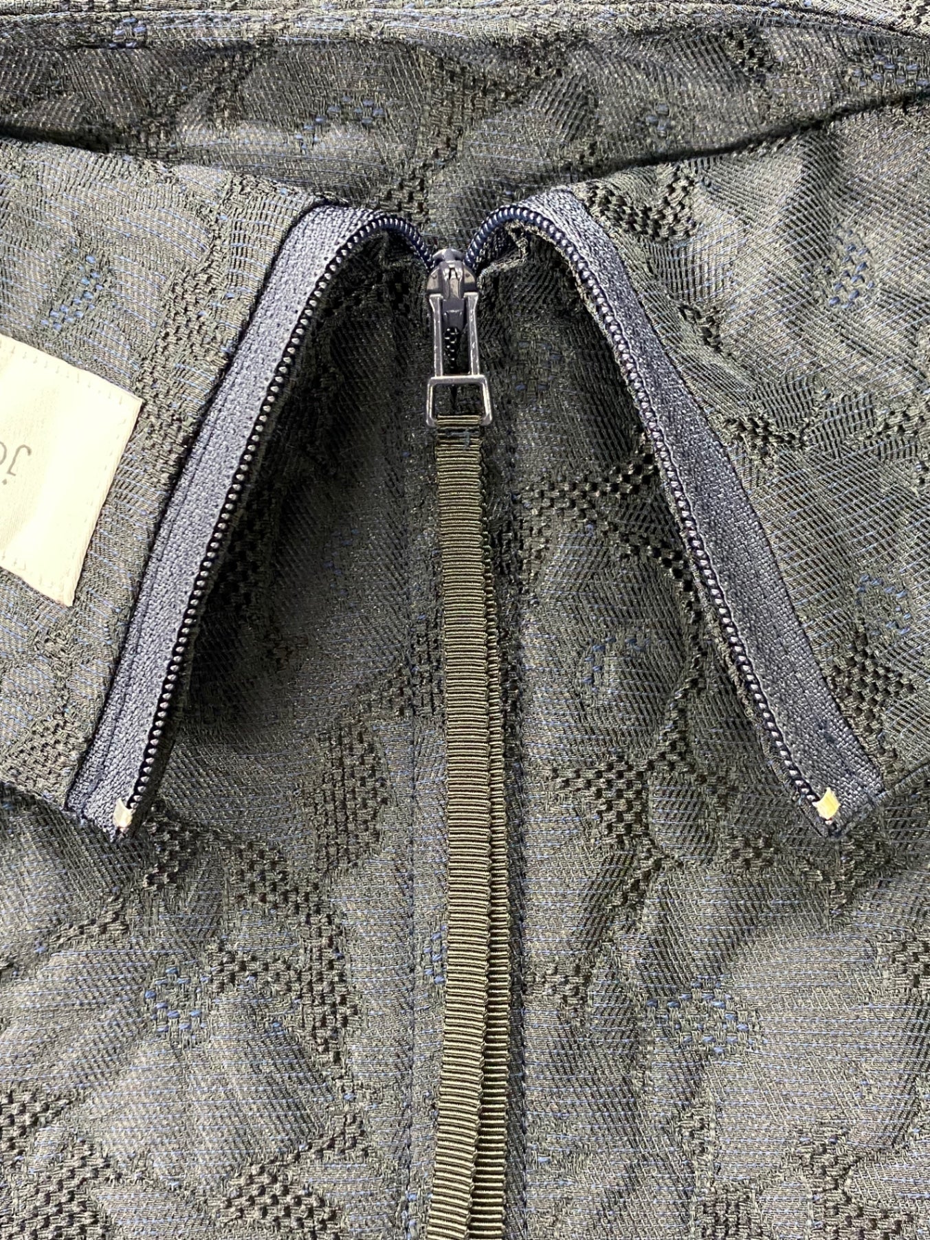 ジョリーミニョン JM2414BF ワンピース 40 ネイビー フラワーモチーフ エンボス IT85XXHUX0R4