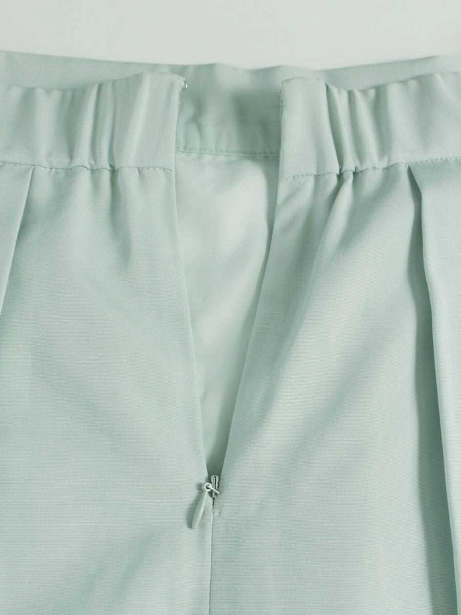 ギャラリービスコンティ 1265461 スカート 2 グリーン リボン フレアー ITG0B3MVH28I