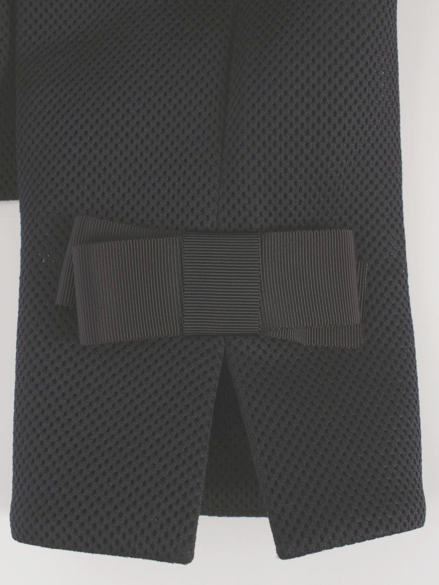 エムズグレイシー 624104 ジャケット 40 ネイビー ノーカラー ジップアップ IT9QMVXGDI7K