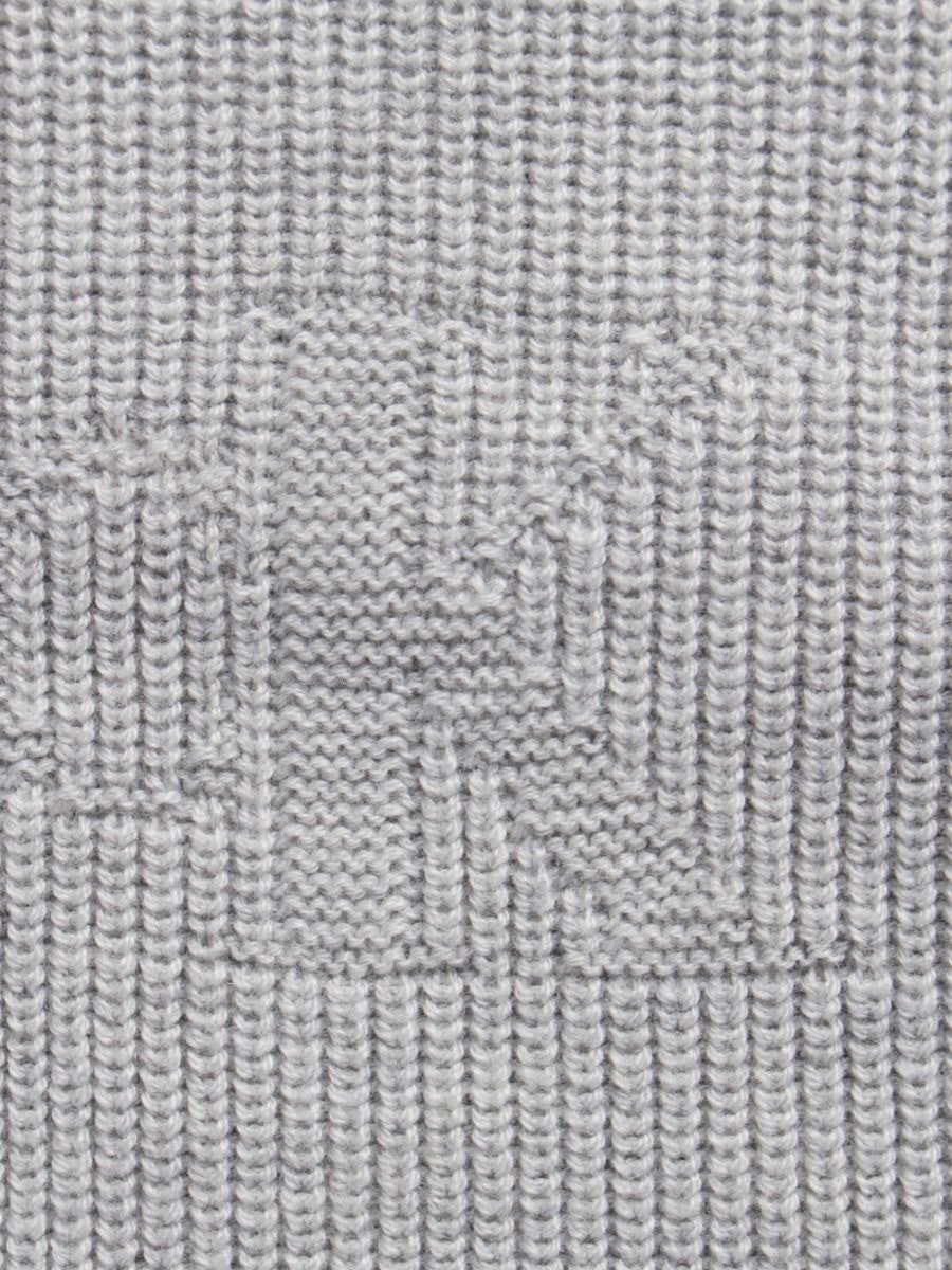 カルバンクラインジーンズ J326590 セーター S グレー ロゴ 総柄 ITOXCRUOL4XE