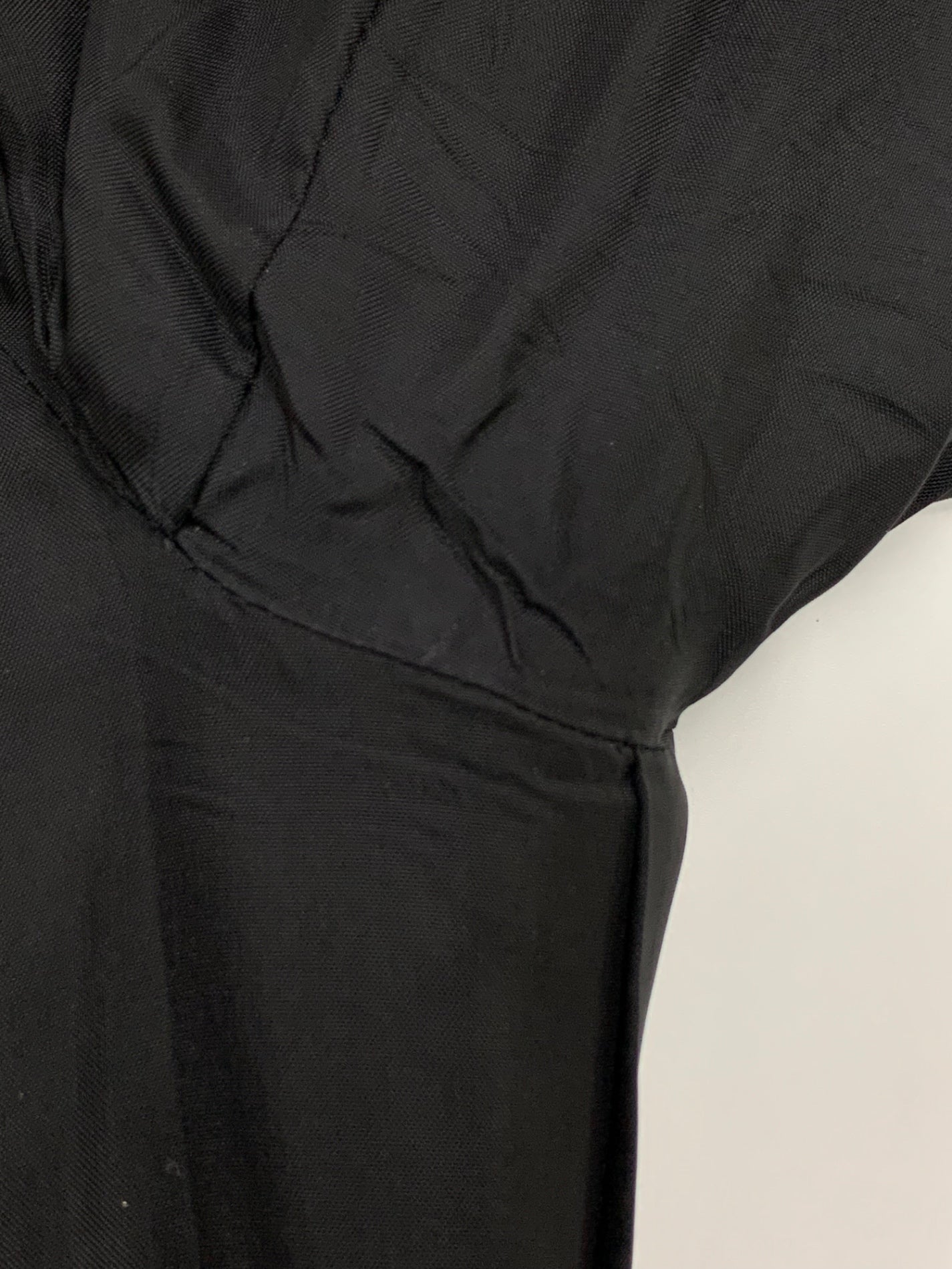 エムズグレイシー 429511 コート 36 ブラック ウール混 ストライプ リボン ITOEYYU7WYNK