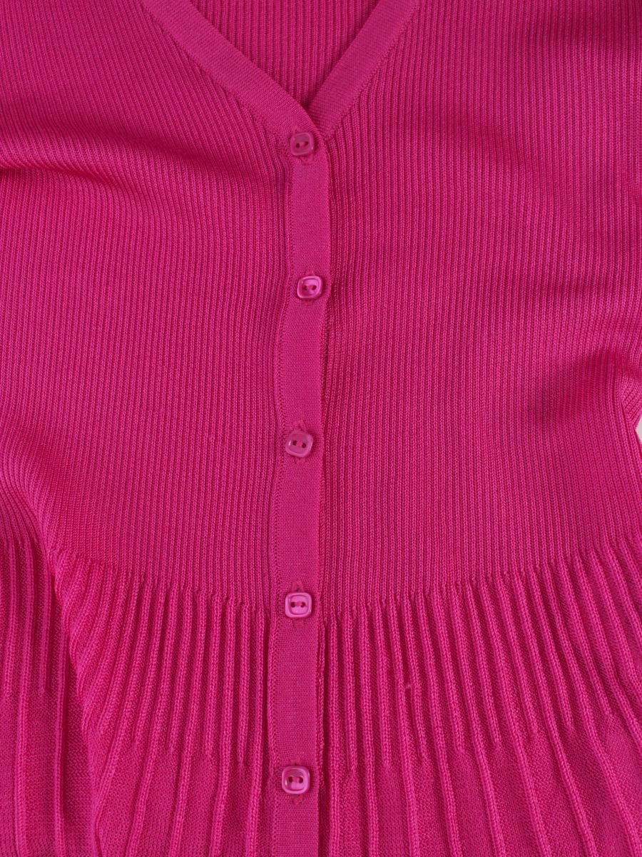 トッカ AJISAI KRTOYA0060 カーディガン XS パープル ITDK3VA8KDGE