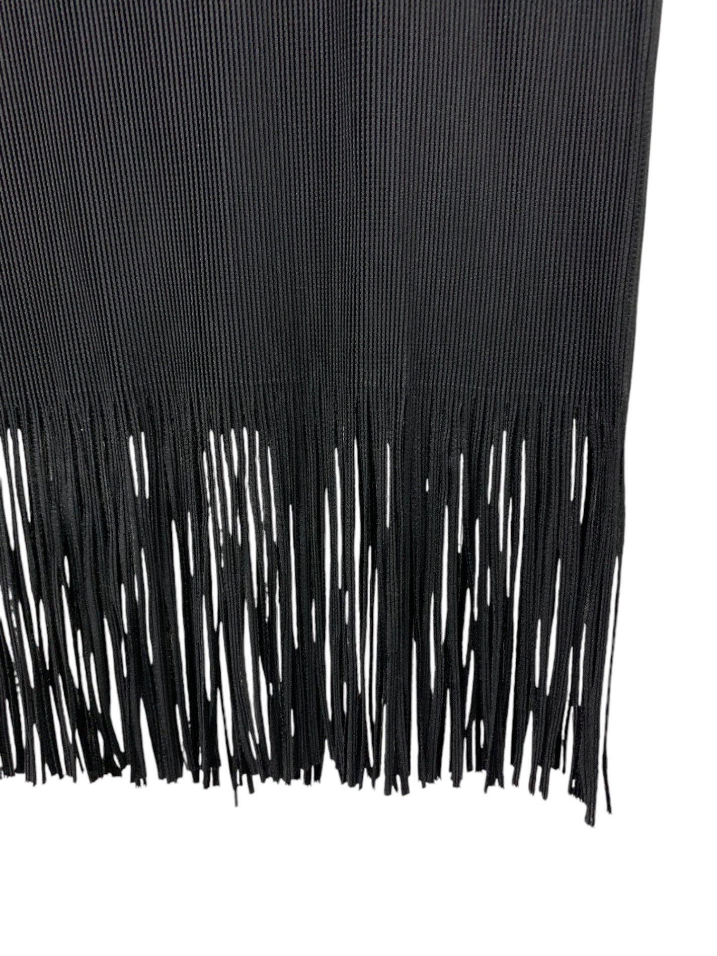 プリーツプリーズイッセイミヤケ PP21-FG008 スカート 3 ブラック フリンジ IT5US05GPPZV