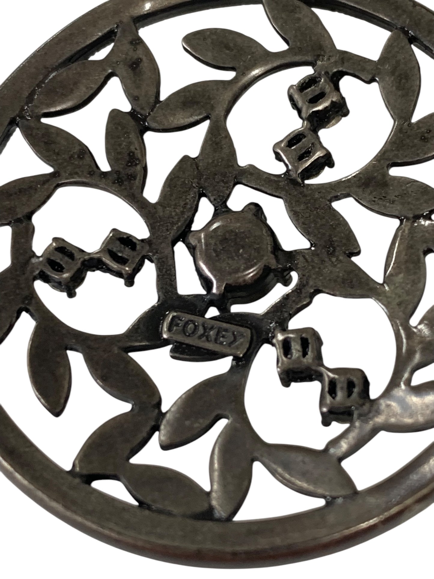 フォクシーブティック NECKLACE CRYSTAL MOON 25772 ネックレス グレー ITL6HKHOIL54