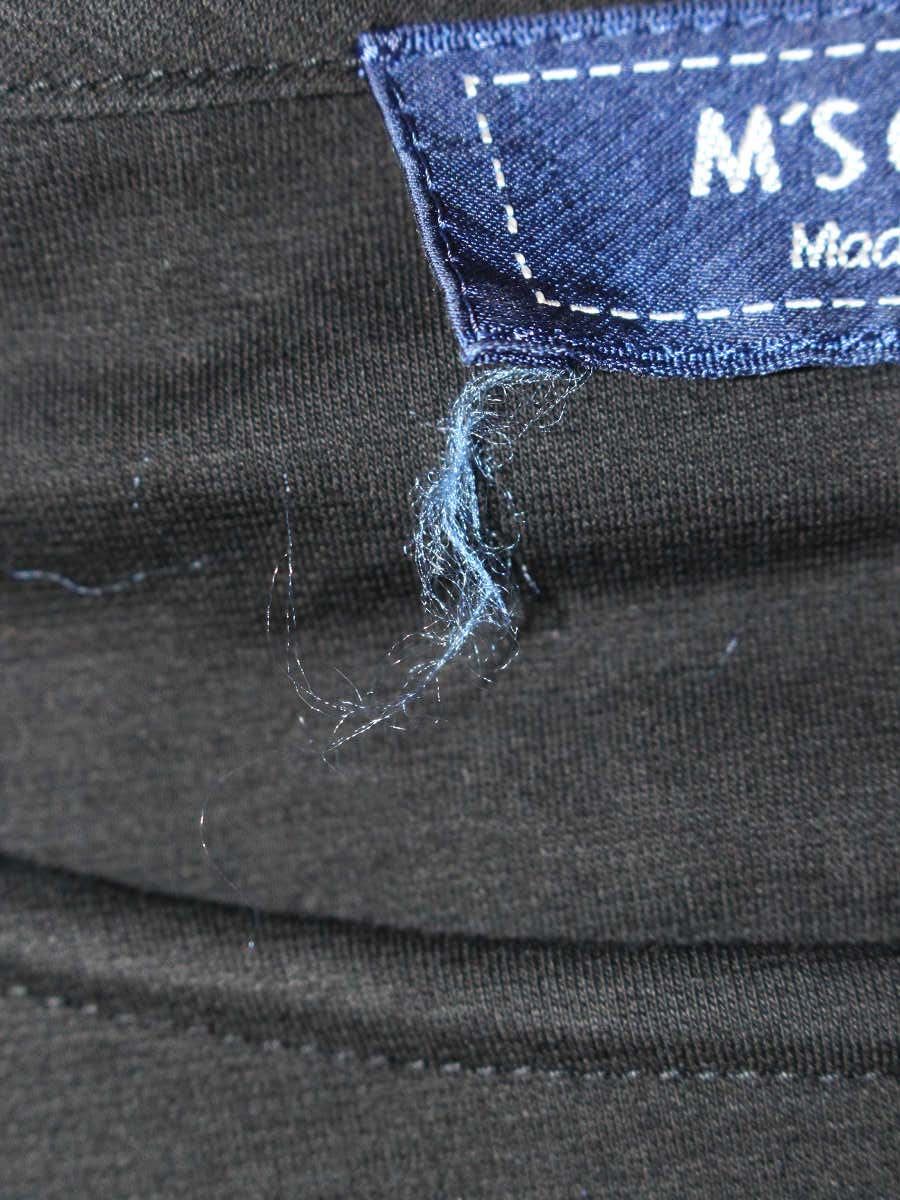 エムズグレイシー 115111 カットソー 40 ブラック リボン ITZQD7L1PAMS