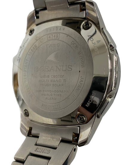 カシオ OCEANUS OCW-M7000 腕時計 シルバー  オシアナス チタン ガラス風防 クオーツ ブラック ITSR0V4JRVVK