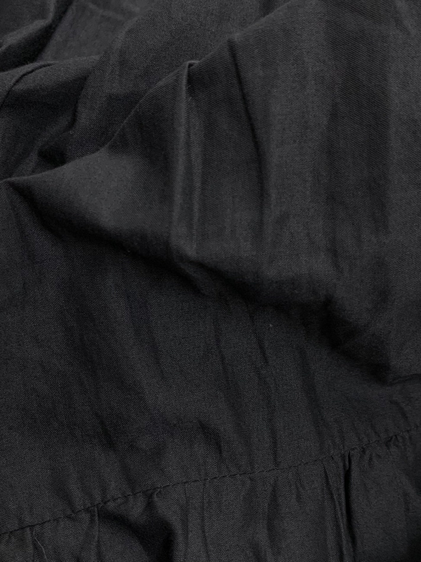 マーレット 9910300018 ワンピース XS ブラック ギャザー ティアード ITTTDHN1ALZQ