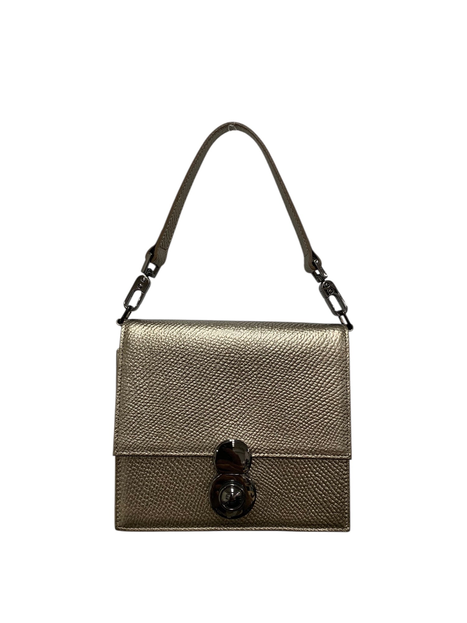 フォクシー ショルダーバッグ ゴールド ミニ メタリック 3way ポーチ