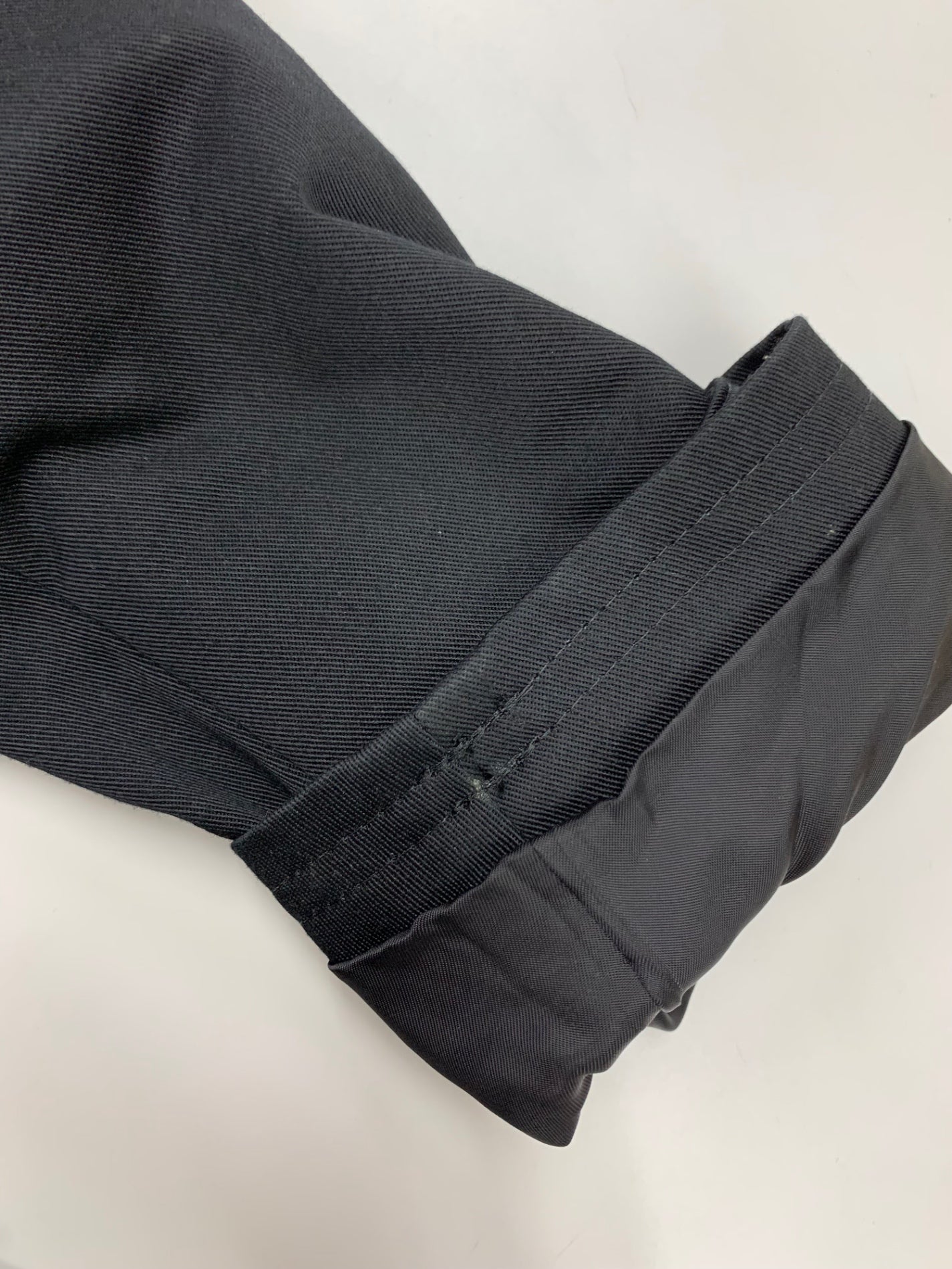 エポカザショップ REA02-314-09 トレンチコート 36 ブラック コットン ITUAN4OXNISY