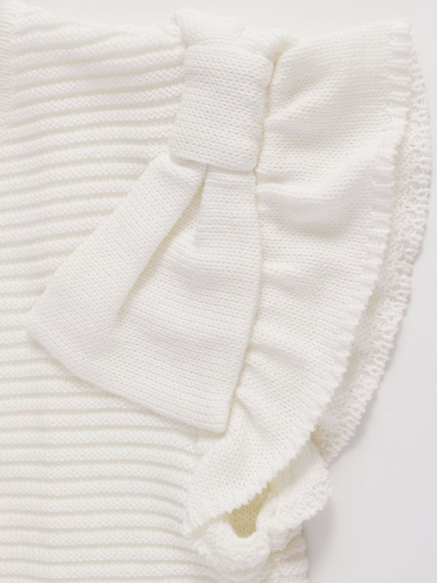 ルネ 6822050 ニット セーター 34 ホワイト 肩リボン ITML24I9FAUC