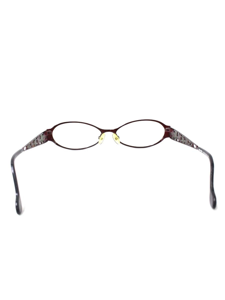 カムロ hanavi 14025B メガネ ワインレッド メタルフレーム オーバル ITTCK50DURPW