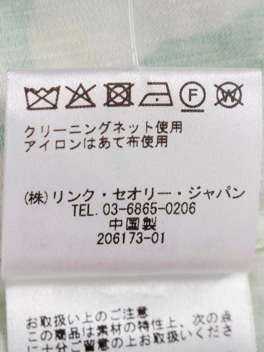 セオリーリュクス LOUISE 3108240 ノースリーブラウス 40 グリーン ‘23 リネン IT7F6W9QTG1Q