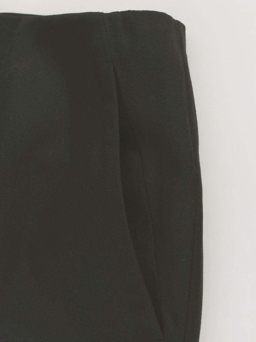 マーガレットハウエル 0158160 スカート 1 ブラック ウール ITLPM90M4WQ0 【SALE】