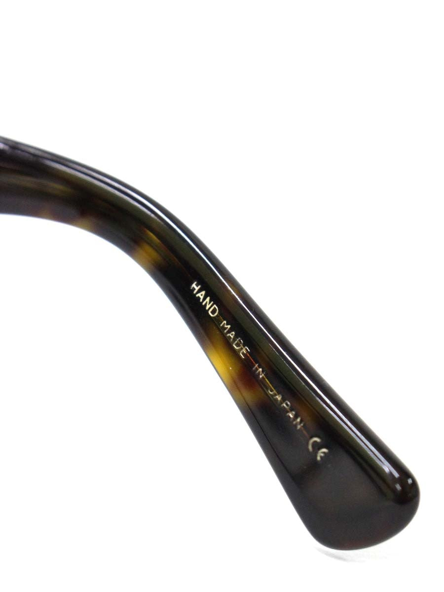 オリバーゴールドスミス CONSUL コンスル メガネ ブラウン/ゴールド セルフレーム フルリム ウェリントン IT68ZH08JSDM