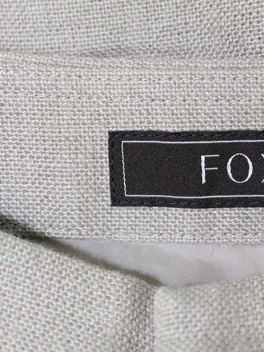 フォクシーブティック The Colette Shorts 42577 パンツ 38 ベージュ リネン 麻 IT1I02VL4N9C