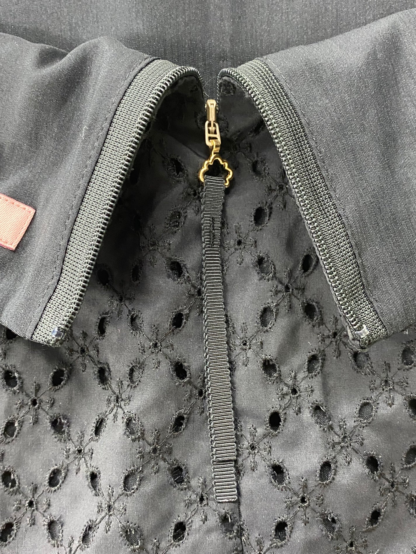 トッカ ENVELOPE ドレス OPTOCM0710 ワンピース 4 ブラック/ベージュ カットワーク IT9M0ISSZL5Z