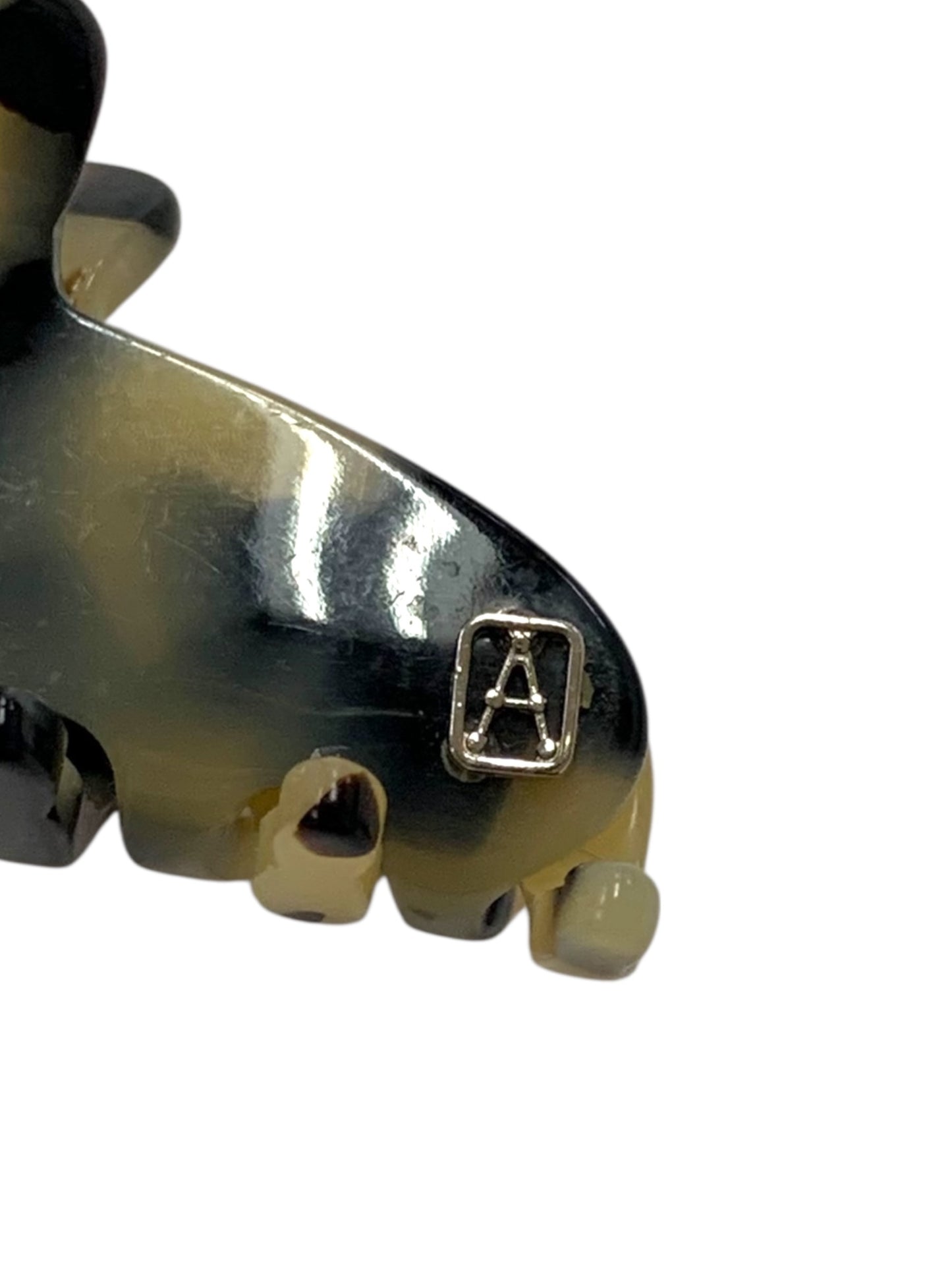 アレクサンドルドゥパリ ヘアクリップ ベージュ Sサイズ べっ甲柄 アルビノス IT6ETZLAQU88