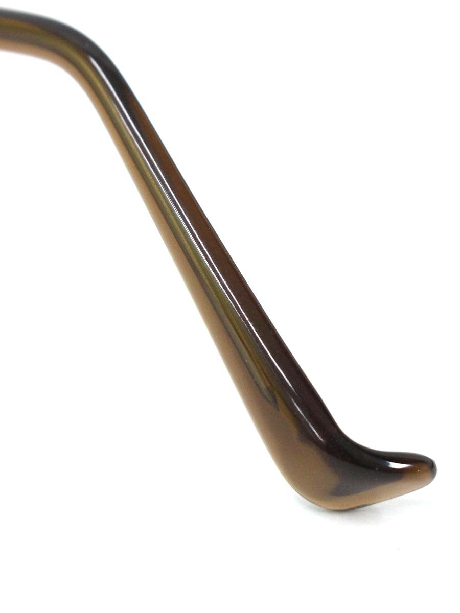 フォーナインズ E-16 メガネ ブラウン クリア フルリム スクエア ITF9CO5A48T4