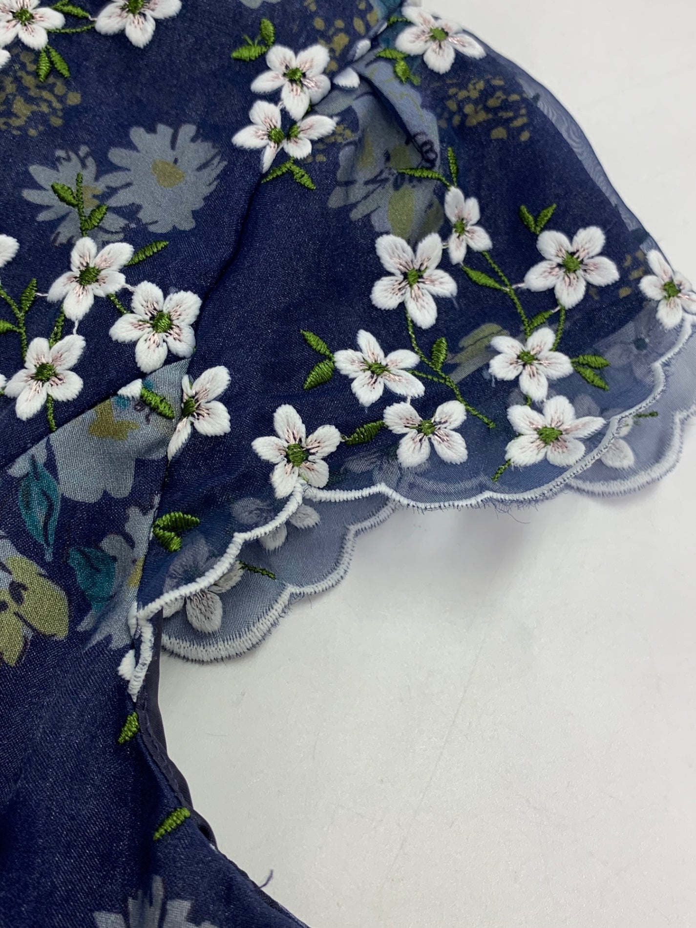トッカ STARRY NIGHT スターリーナイト 受注生産品 OPTOIZ0900 ワンピース 2 ネイビー フラワーモチーフ 刺繍 ITLJTWN1SFIQ