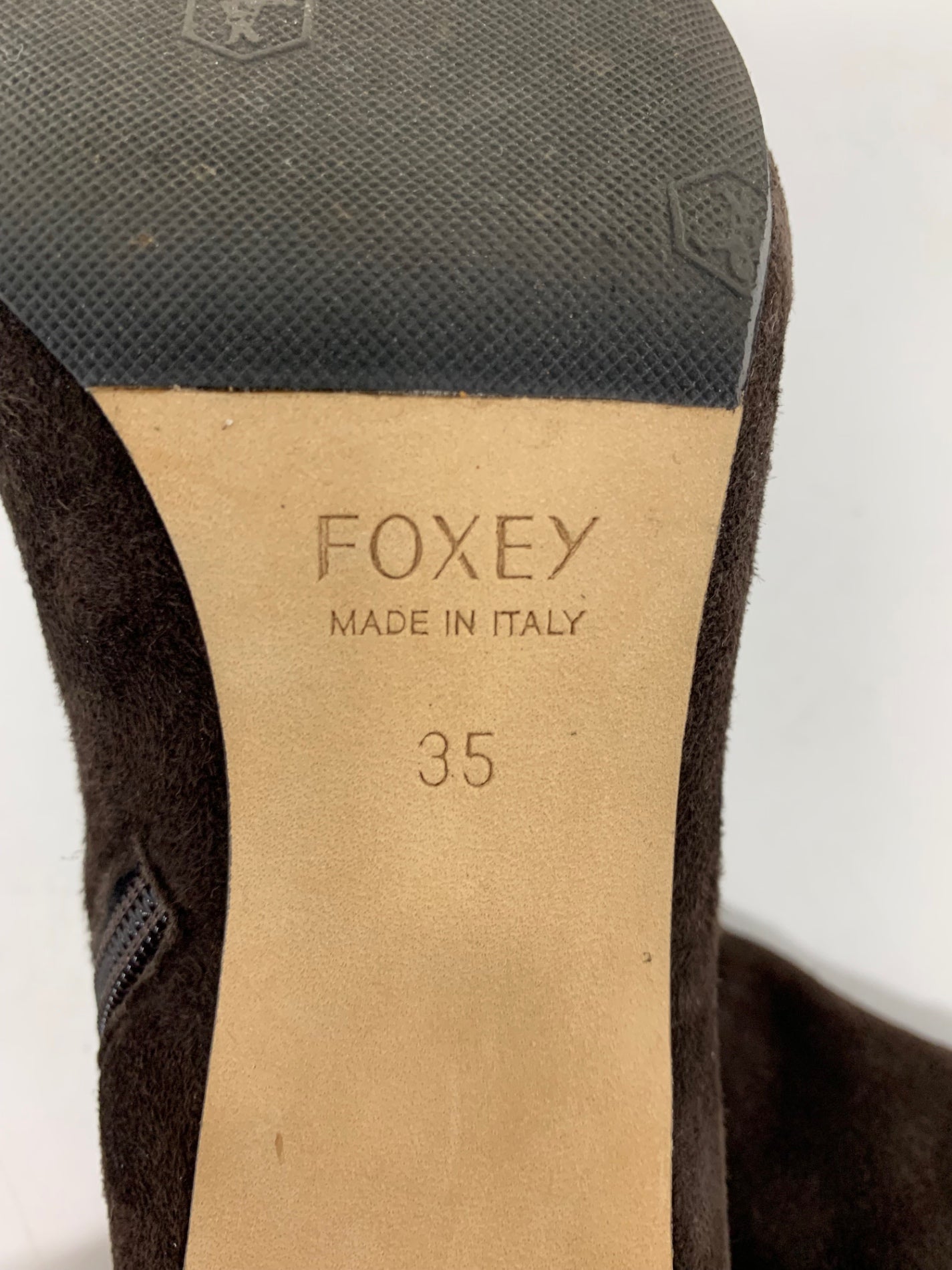 フォクシーブティック Short Boots Gallop 40222 ショートブーツ 35 ブラウン ポインテッドトゥスエード×エナメル ITDR5BMOOQ57 【SALE】