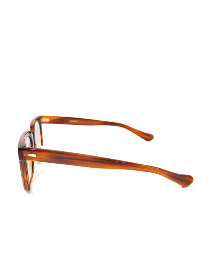 ayame（アヤメ） DF2 メガネ 眼鏡 ブラウン フルリム ウェリントン セルフレーム ITZ8JJ73CAS2