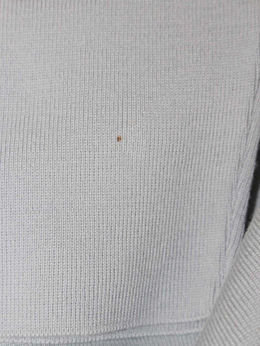 フォクシーブティック 36301 ニットセーター 38 ブルーグレー 長袖 IT22ZOL8OYRI