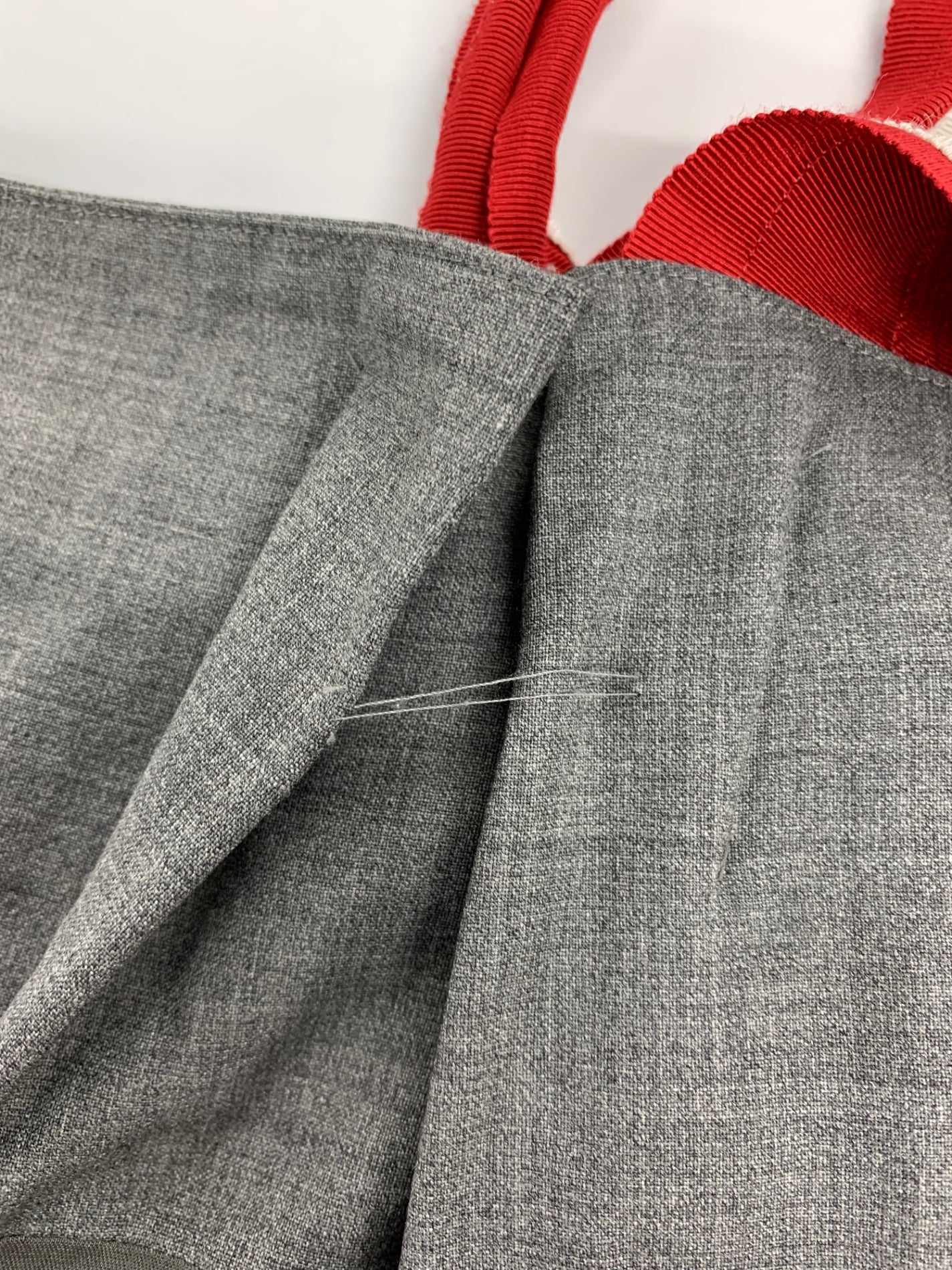 フォクシーブティック 24191 ワンピース 40 グレー ティアード 肩紐 ITXU6KVHRIW0