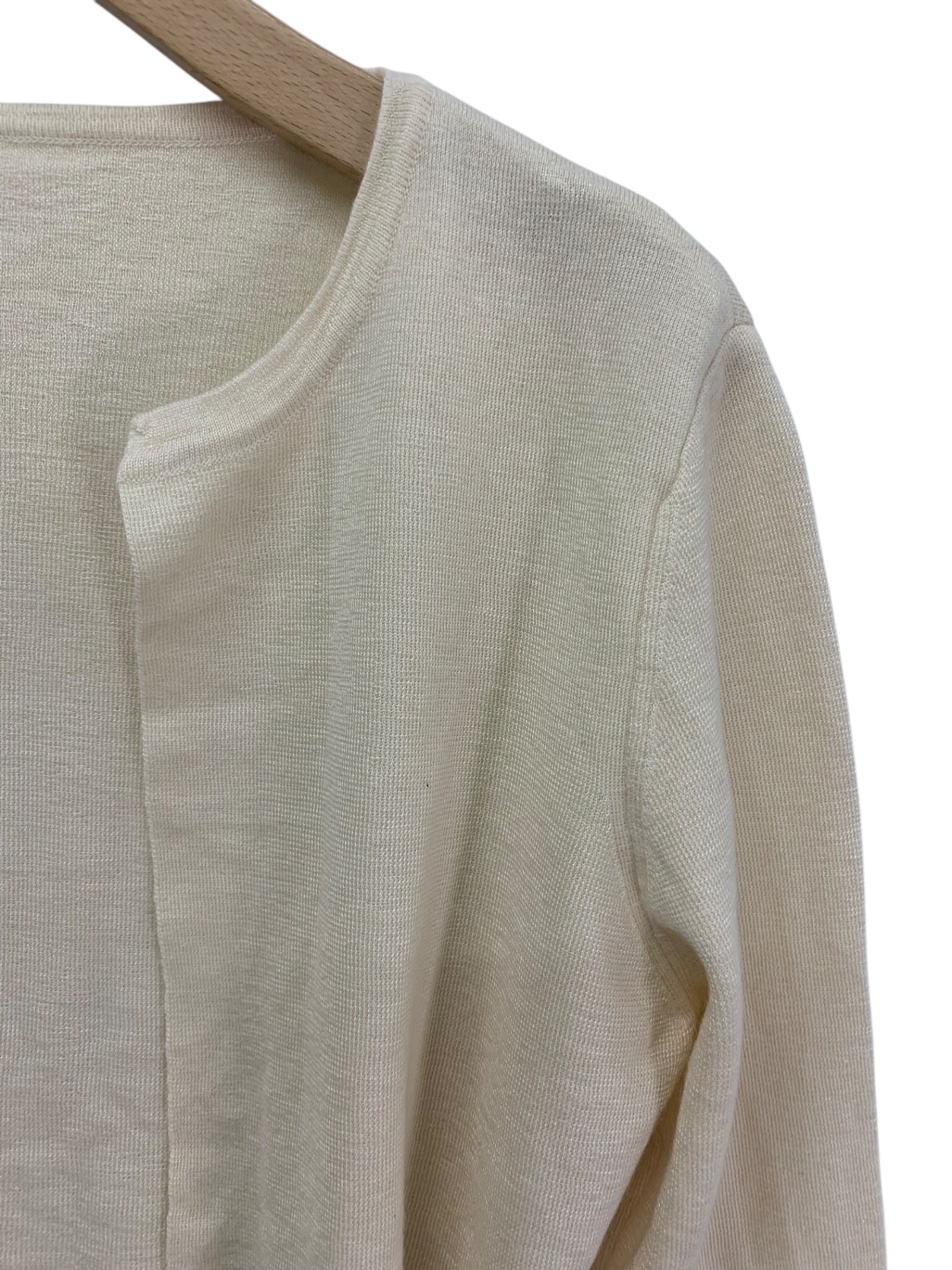 フォクシーブティック Saint-Luis セントルイス 42719 カーディガン 38 ベージュ ボレロ カシミヤ混 ITR2KGLVT5H0