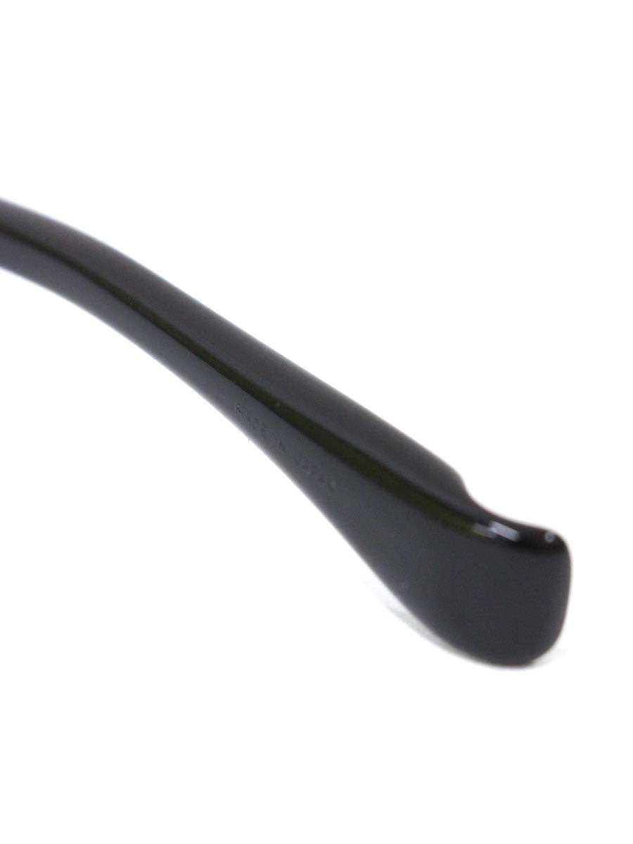 フォーナインズ S-110T メガネ ブラックマット/ブラック メタルフレーム ハーフリム スクエア IT3ERIN2JDB0