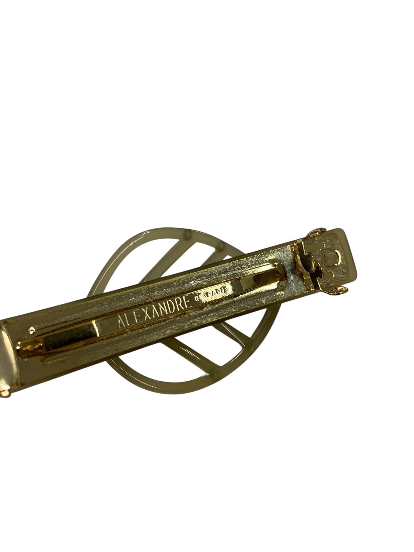 アレクサンドルドゥパリ バレッタ カーキグリーン パール リーフ IT11U70D872S