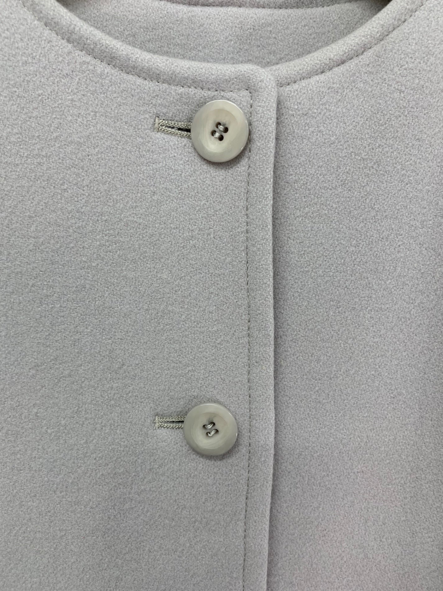 エポカ ビアンカ M7B01-641-06 コート 36 グレー ノーカラー IT6A3E0M9VTE