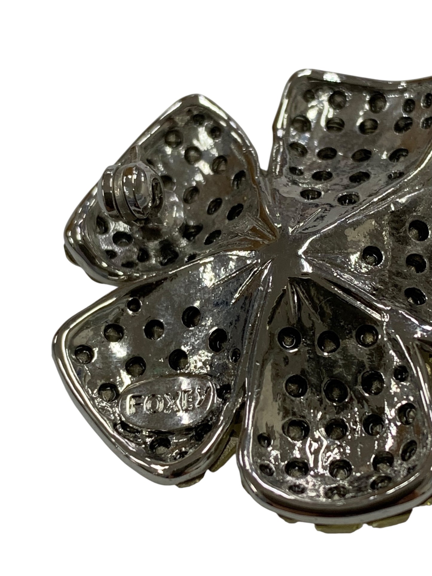 フォクシーブティック ブローチ イエロー ラインストーン フラワーモチーフ ITDUAZOZXK4B