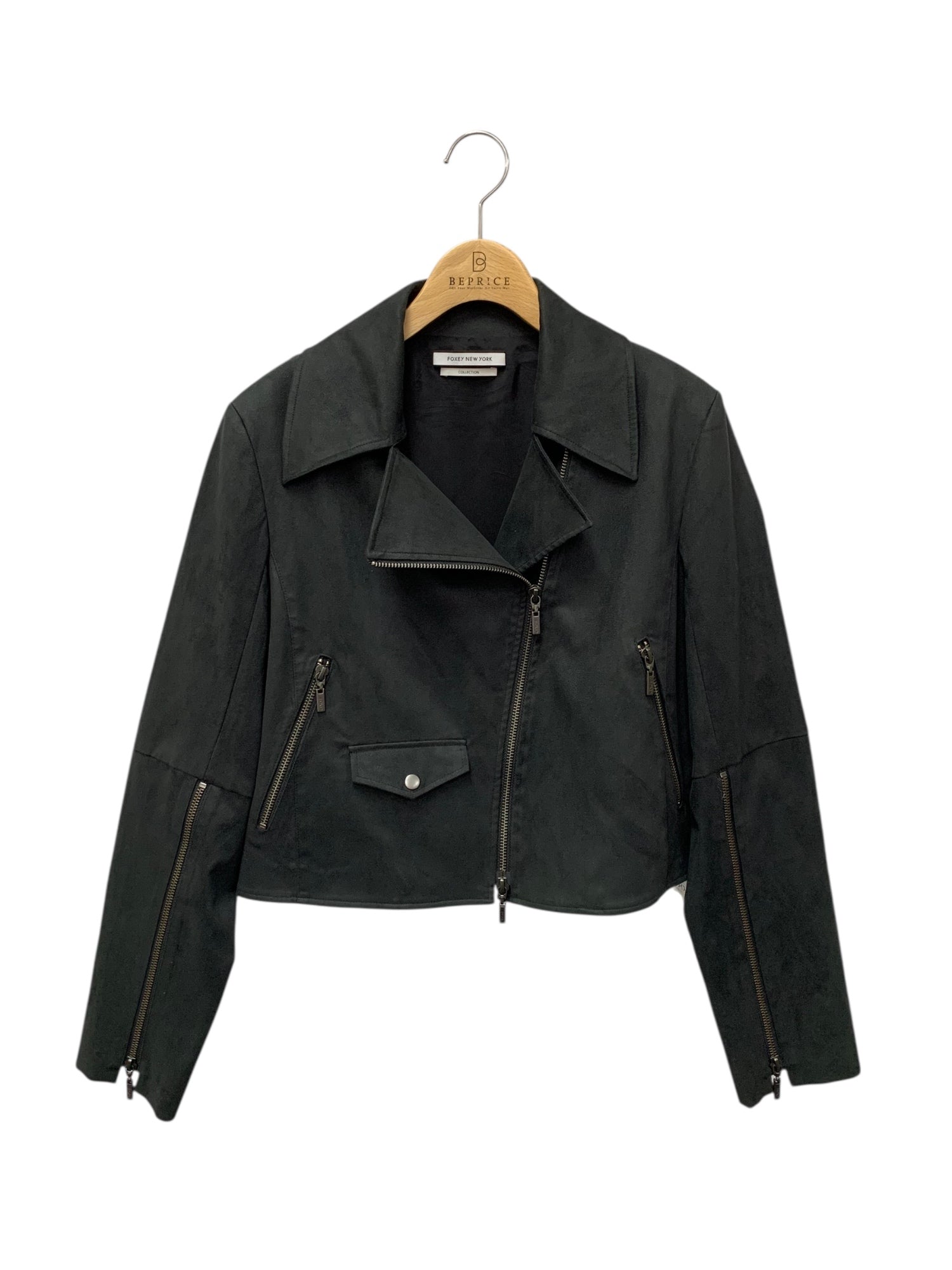 ♡新品 フォクシー FOXEYノーカラー ジャケット ♡ ジャケット – FOXEY