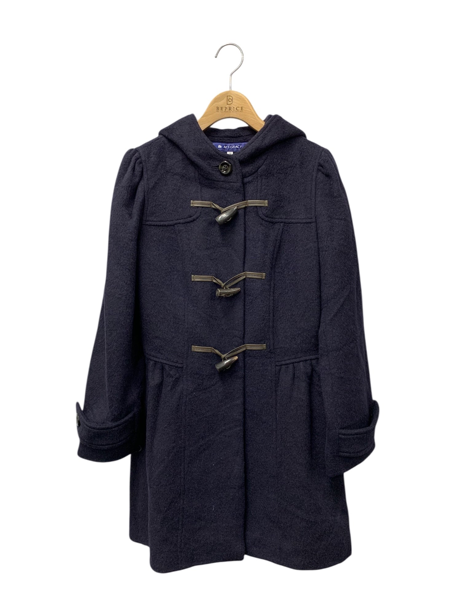 M'S GRACY ダッフルコート サイズ40 MS GRACY エムズグレイシー ダッフルコート ネイビー 濃紺 40