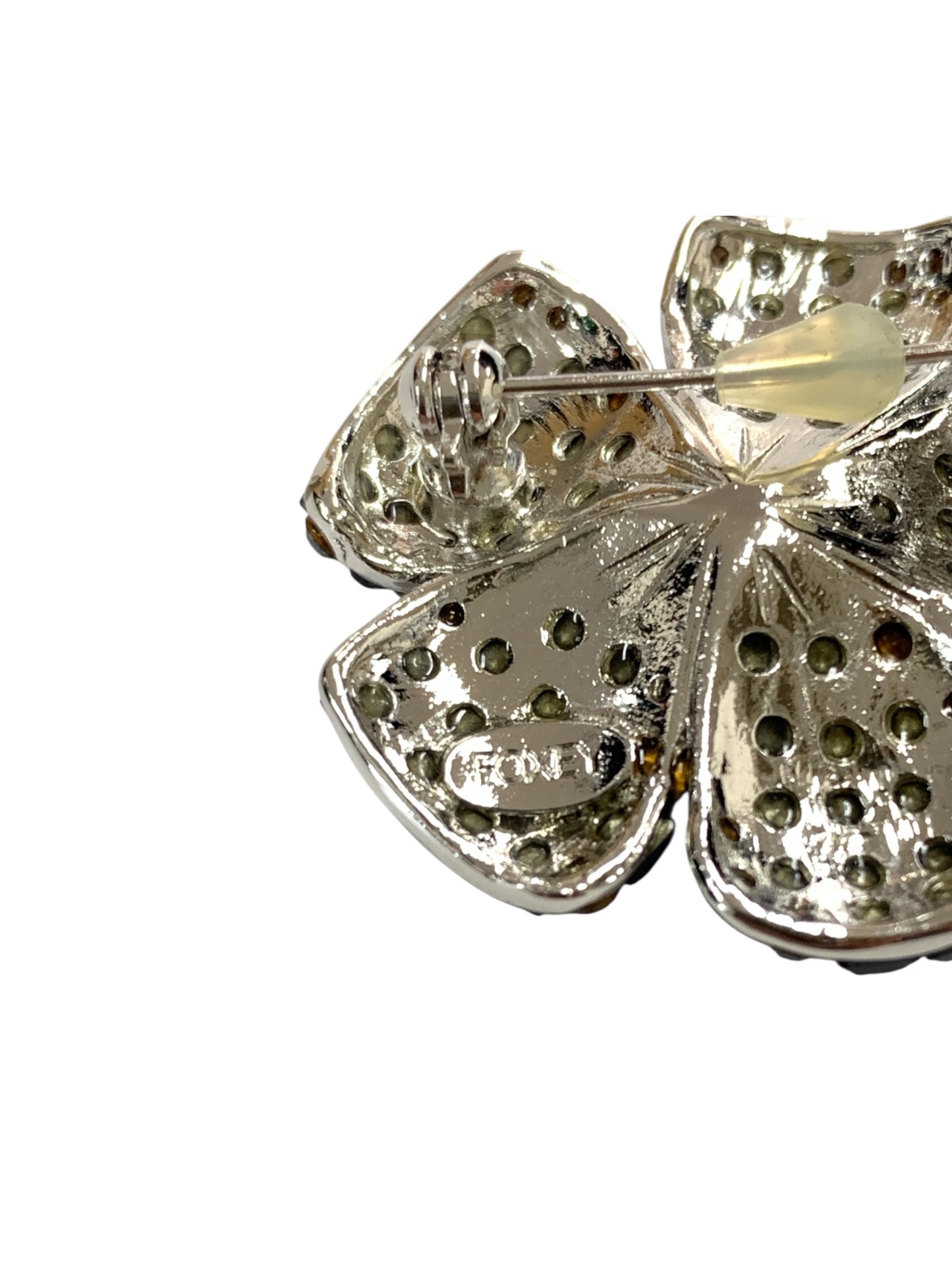 フォクシーブティック Fleur 26645 ブローチ ブルー ラインストーン ITVQFZYOU6I6