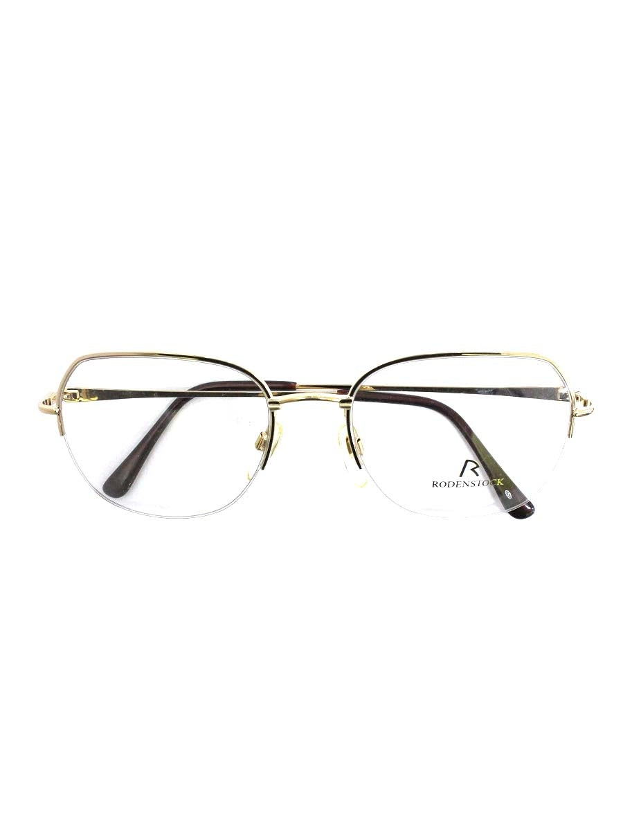 ローデンストック R2343 メガネ ゴールド メタルフレーム ハーフリム