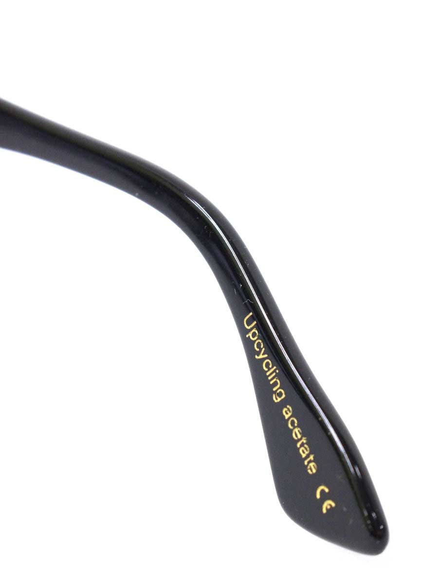 レスカルネティエ Mose XL 6㎜ メガネ ブラック アップサイクリングアセテート ヴィンテージ ITOJ0LO5UB2Q