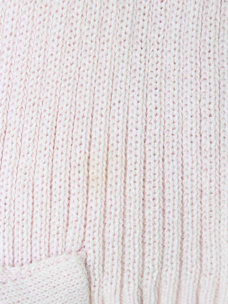 ルネ 6822790 ニット 34 ピンク フェイクパール リボン ドルマンスリーブ IT0BY92FY07O