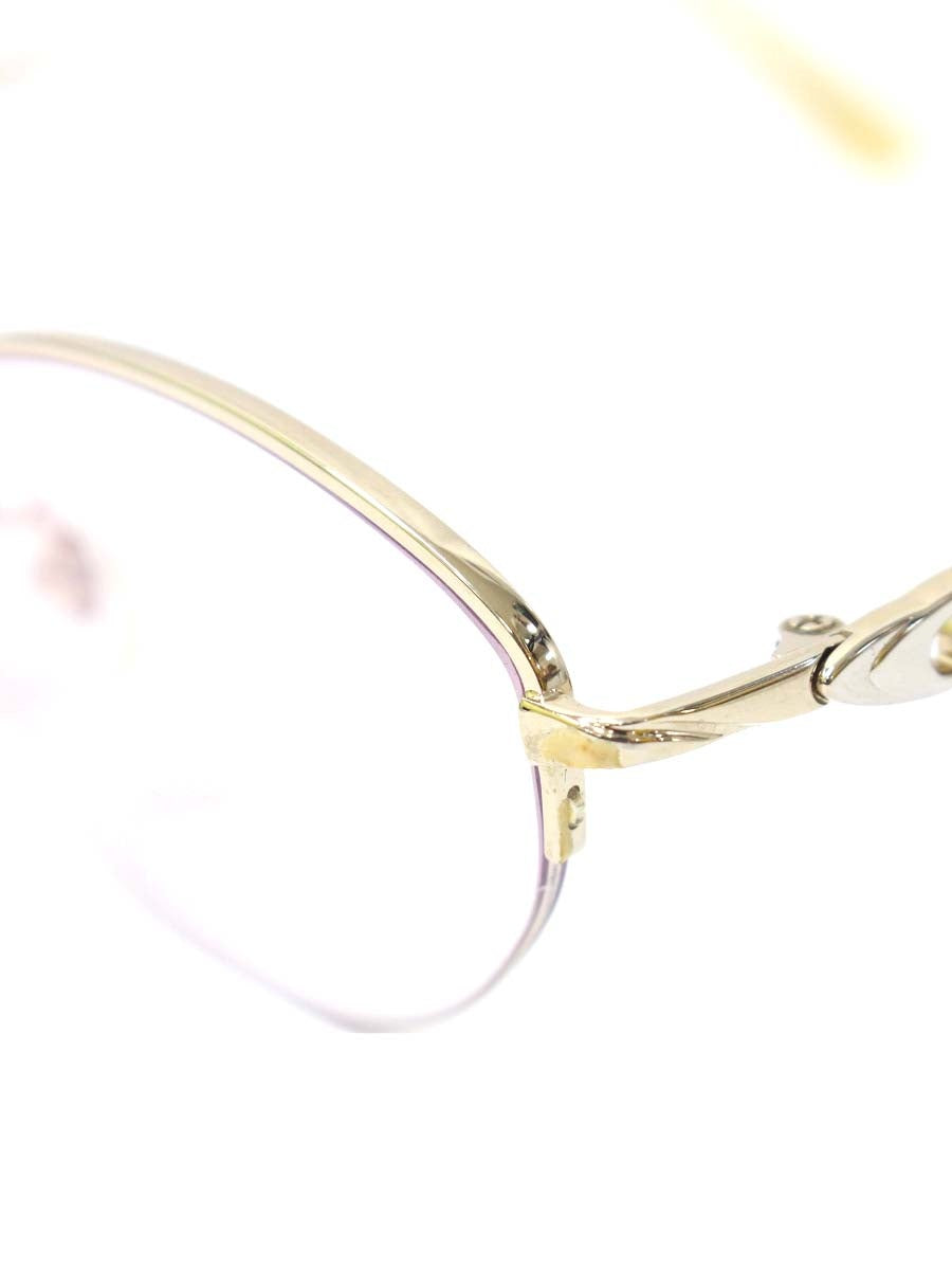 フェラガモ 1791TB メガネフレーム イエロー チタニウム ラインストーン ITLQKGN3CV0S 【SALE】