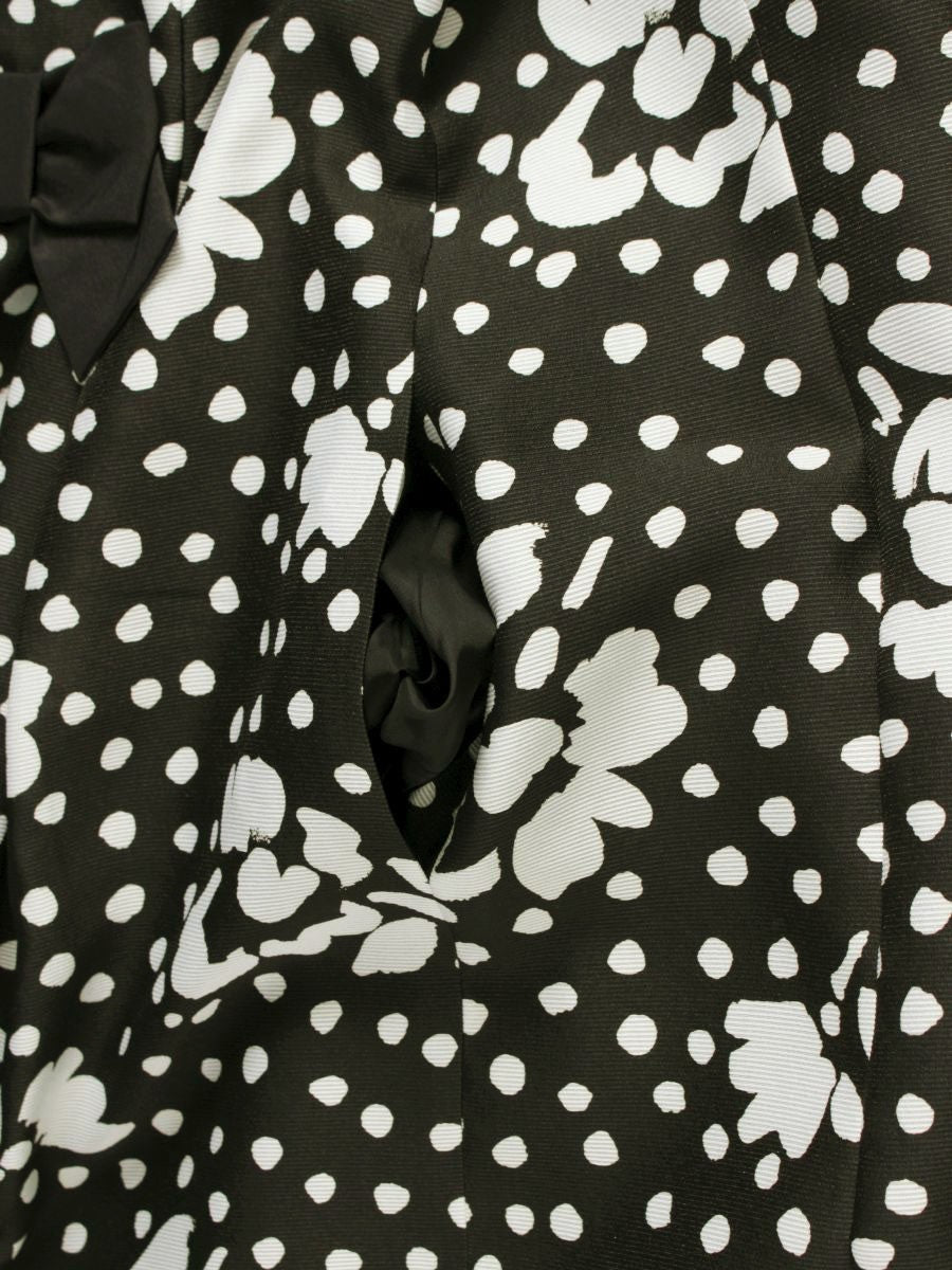 エムズグレイシー 231313 ワンピース 44 ブラック フラワー刺繍 ITWRAF00POS2