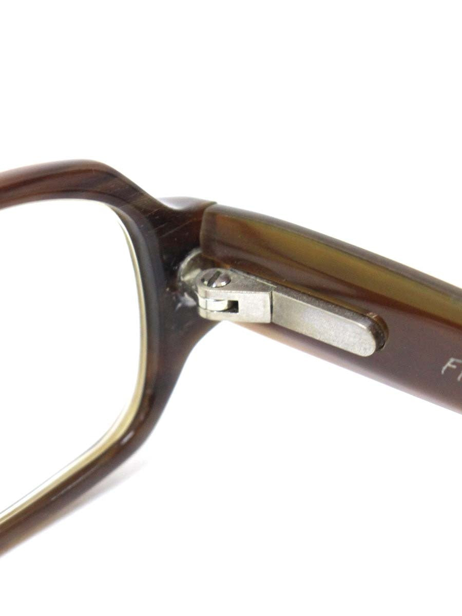 フロイデンハウス 2601-J 17p メガネ オリーブブラウン バッファローホーン フルリム オーバル ITBDRDJZL97T 【SALE】