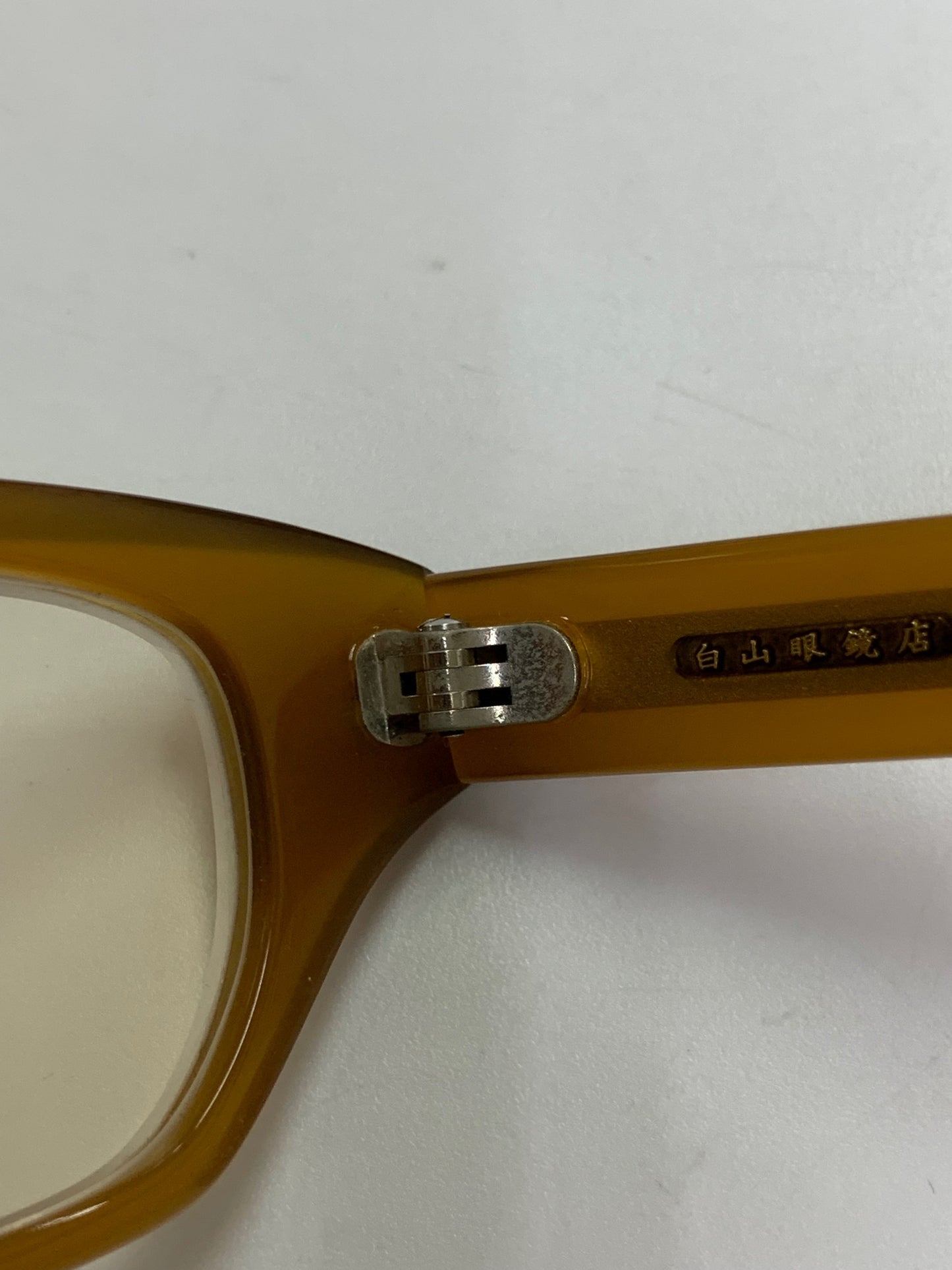 白山眼鏡店 メガネ キャメル スクエア IT1THD9CL3HS