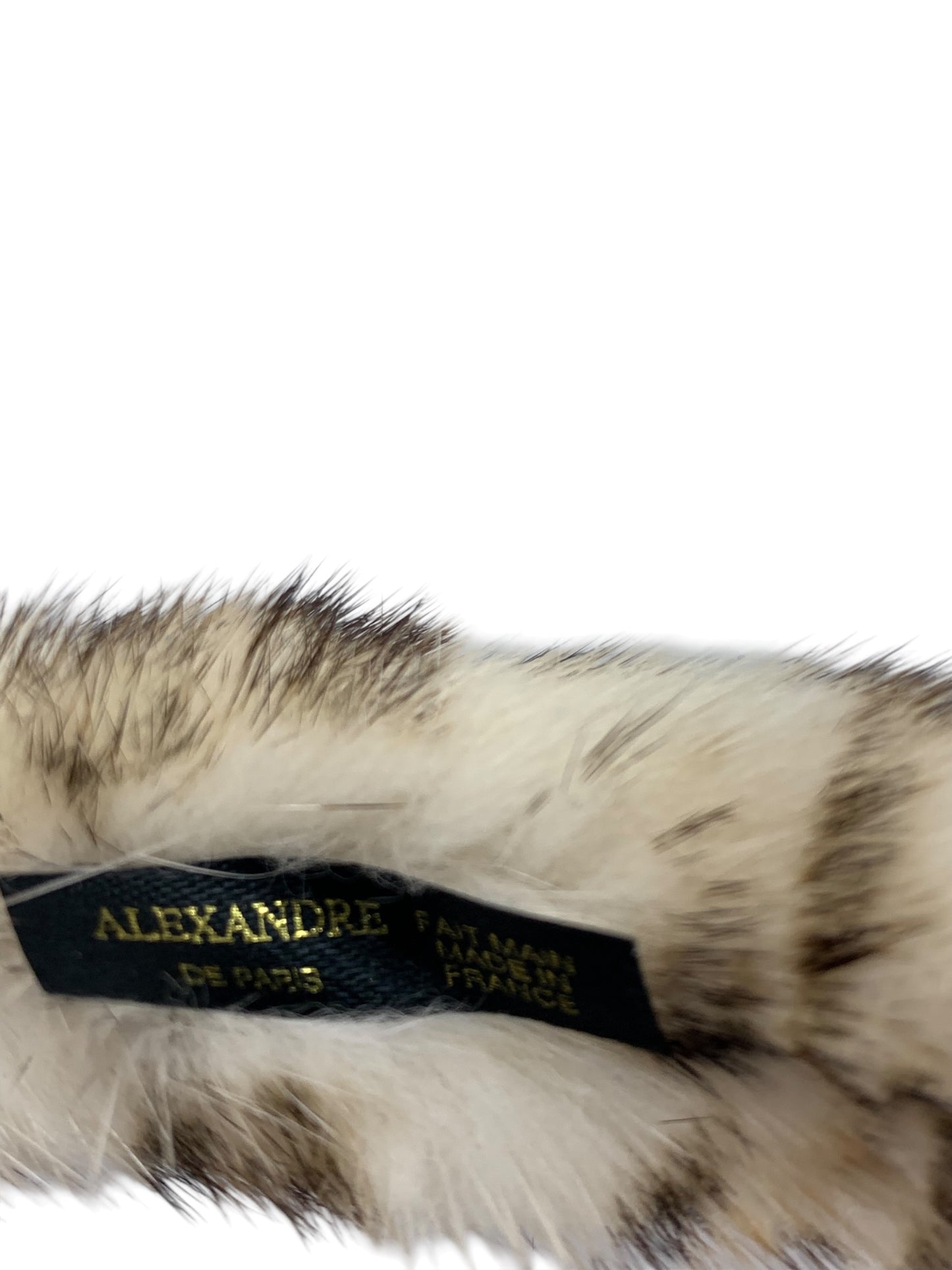 アレクサンドルドゥパリ カチューシャ ベージュ リアルファー ITDS7SFM8AEU 【SALE】