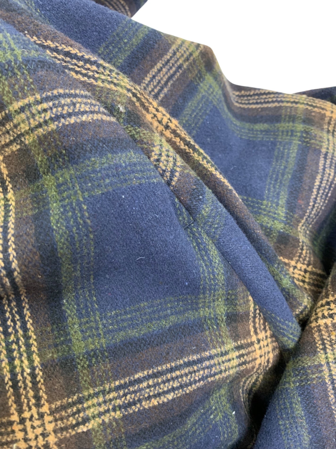 セブンテンバイミホカワヒト ウールチェックジャンバースカート 8A513 M ネイビー 24AW ITE3IOJ7F45C