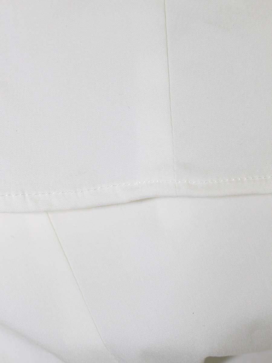 エムズグレイシー 720513 シャツ ブラウス 40 ホワイト フリル ITTEXIIKKQP4