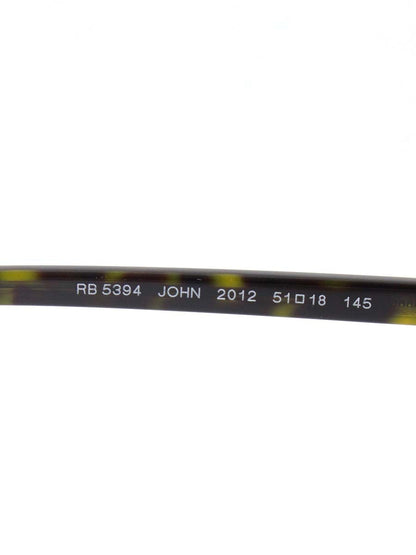 レイバン メガネ JOHN OPTICS RB5394 ブラック セルフレーム  ウェリントン ITB5OCU1BOJD