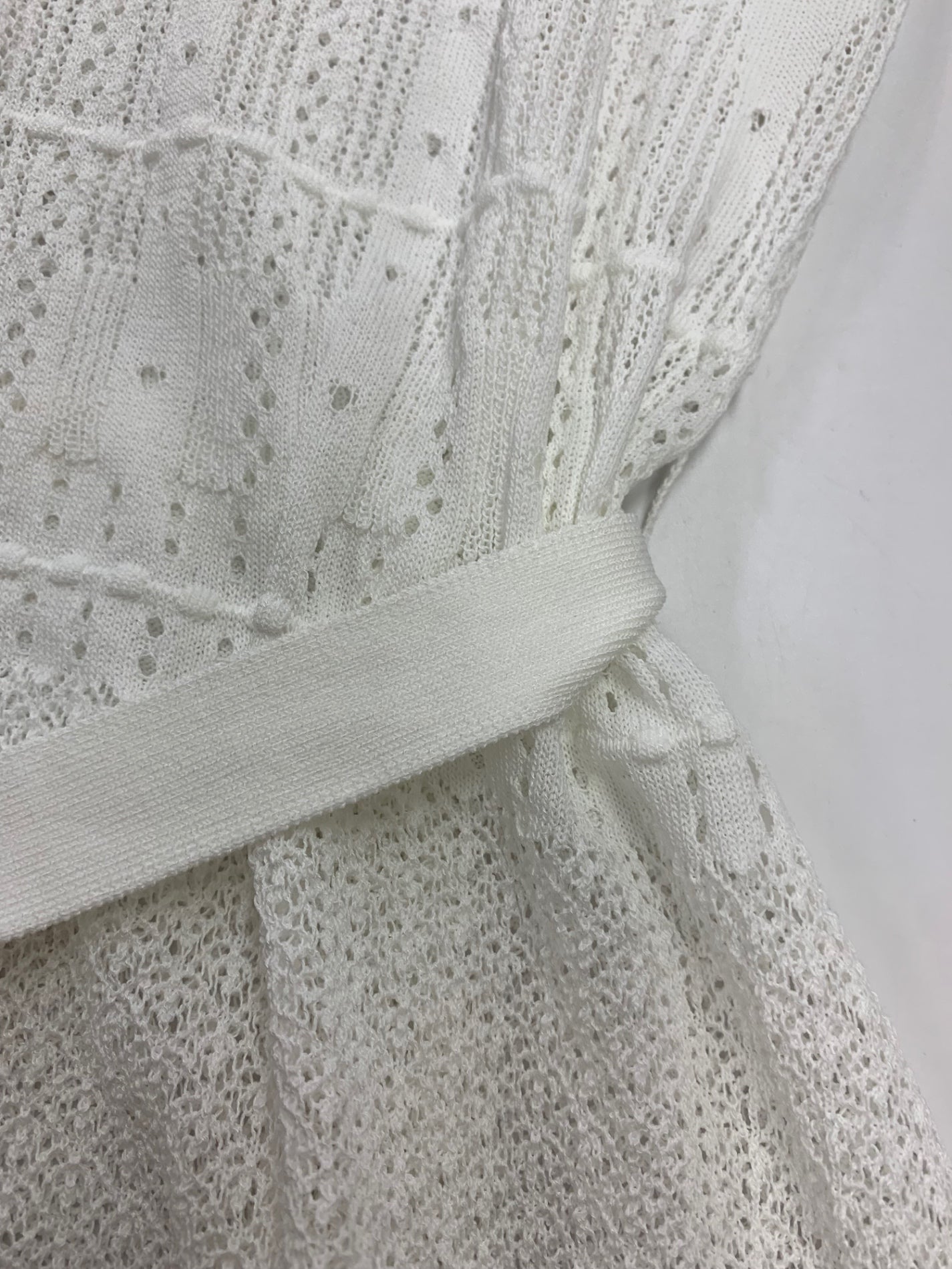 トゥービーシック W5F09-169-02 カーディガン 42 ホワイト ロング ITQAPUM83QA2