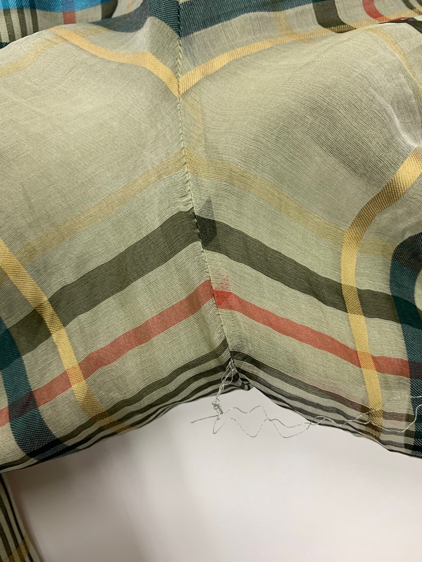 エブール 3710603264 ワイドパンツ 38 グレー チェック ITWSV1AOWHUY